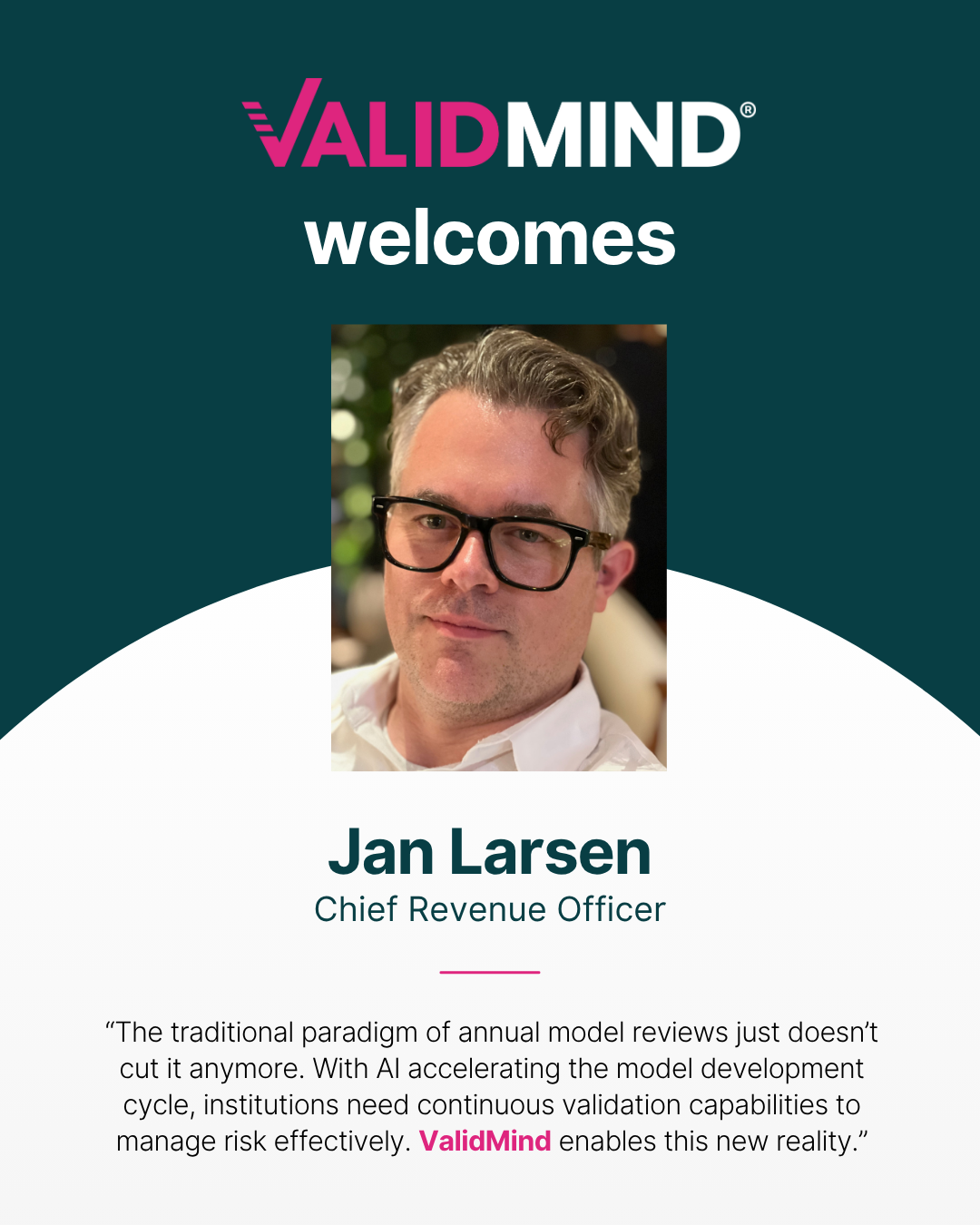 Jan Larsen Joins ValidMind